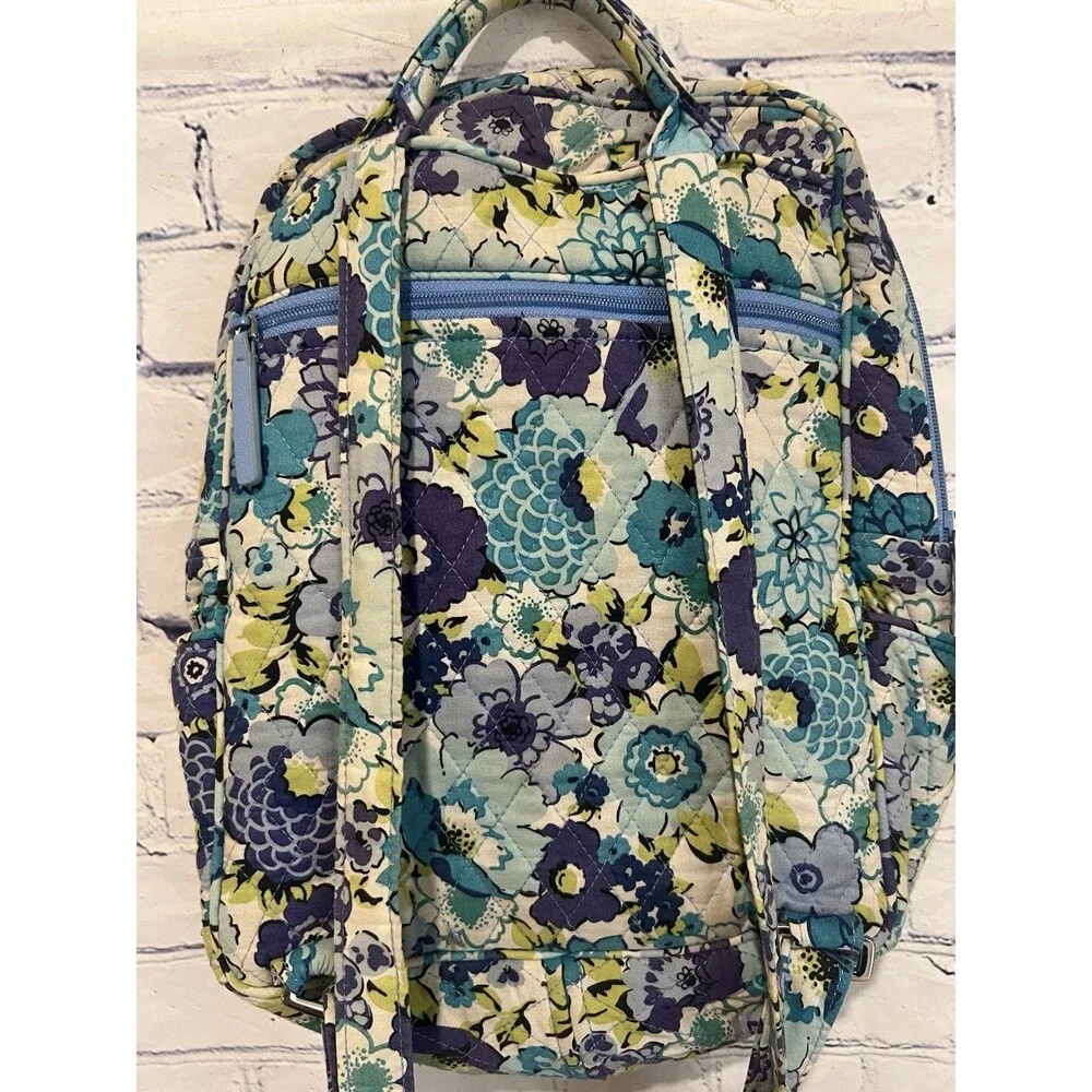 Vera Bradley Women's Quilted Blueberry Blooms Mini Backpack